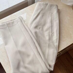 Zara womens Elegant Cream Dress Pants